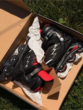 Men's Black & Red Inline Skates
